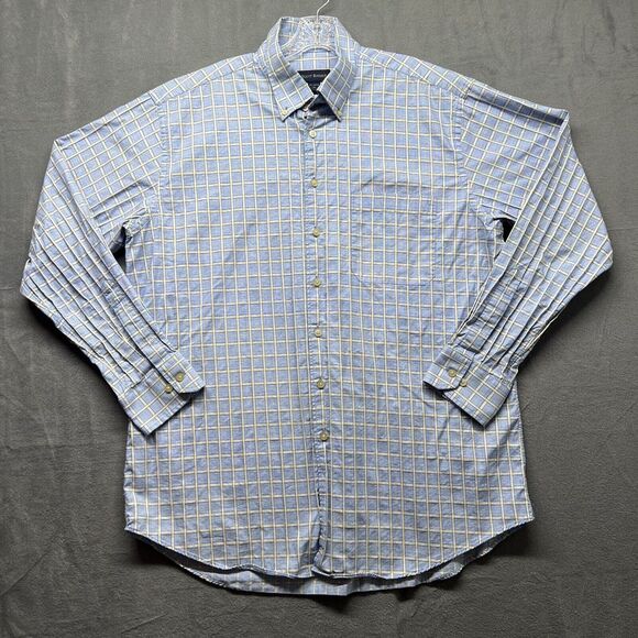 Scott Barber Shirt Mens‎ XL Blue Button Down Preppy Classiccore Dadcore Business - Picture 1 of 10